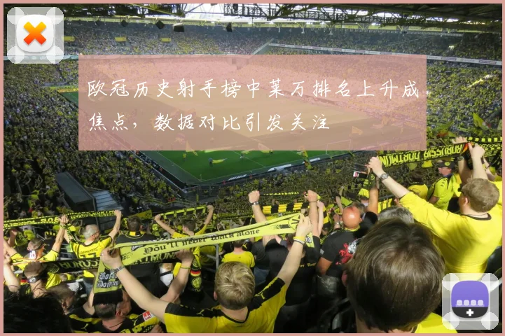 欧冠历史射手榜中莱万排名上升成焦点,数据对比引发关注